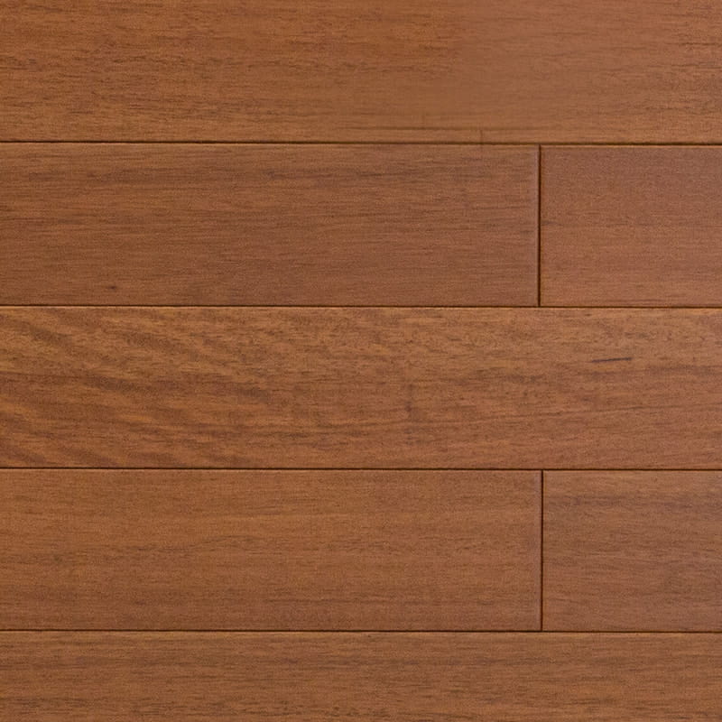 Lantai Kayu Solid Kasai Warna Walnut Coklat Tua Matte