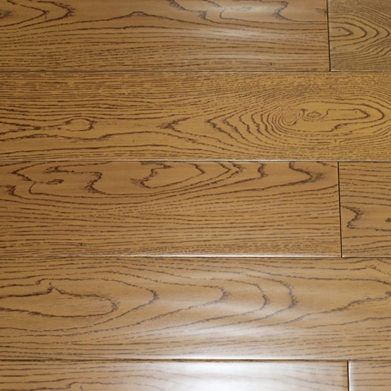 Lantai Kayu Solid Matte Alami Coklat Muda Oak