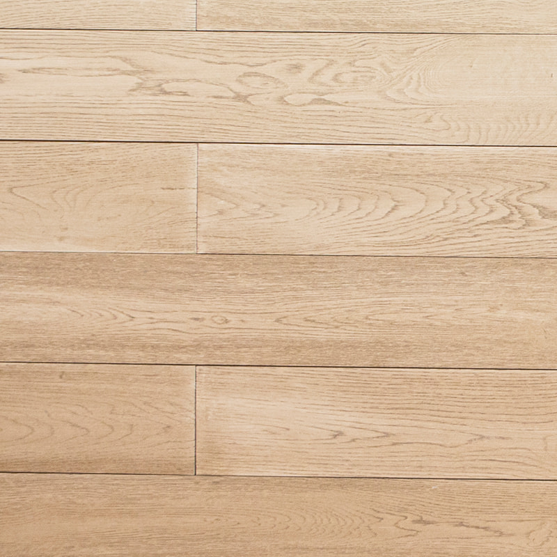 Lantai Kayu Solid Oak Light Beige Glaze