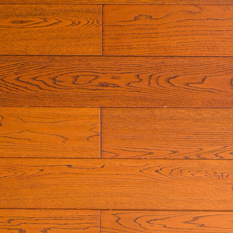 Lantai Kayu Solid Vintage Oak Dark Brown