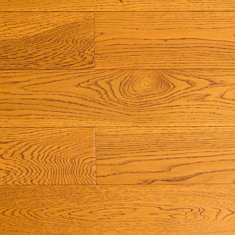 Lantai Kayu Solid Vintage Kayu Plum Coklat Tua