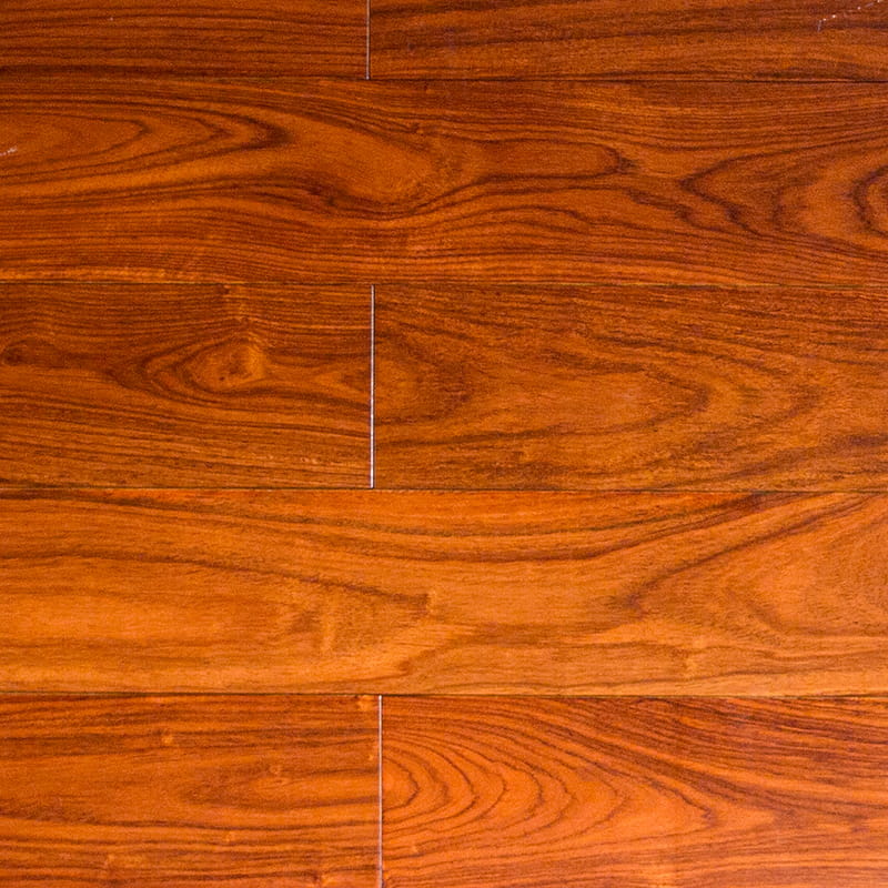 Kawat Cokelat Hitam Walnut - Klik Lantai Kayu Solid yang disikat