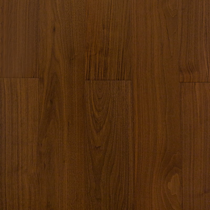 Multi-Ply Walnut Dark Brown Permukaan Halus Klik Lantai Kayu Rekayasa