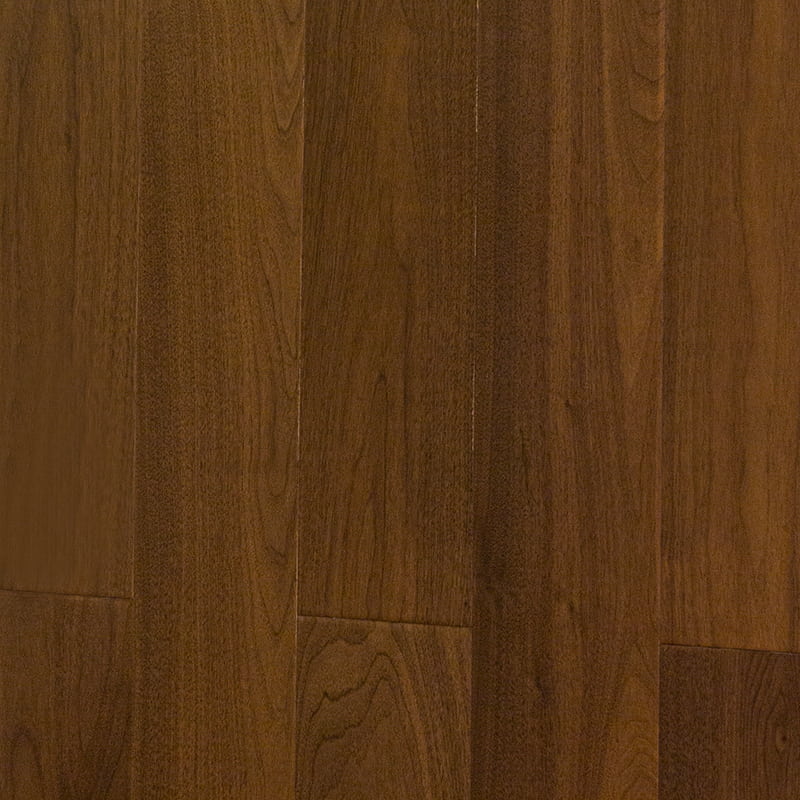 Lantai Kayu Rekayasa Klik yang Disikat Kawat Kopi Hitam Walnut Multi-Ply