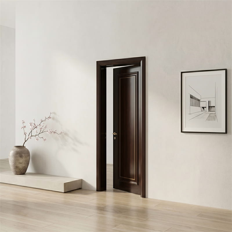 Pintu Veneer Walnut Gelap Espresso