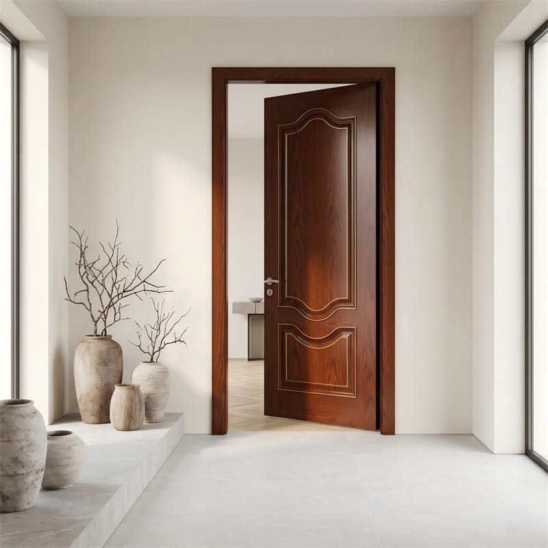 Pintu Veneer Ek Ceri yang Hangat