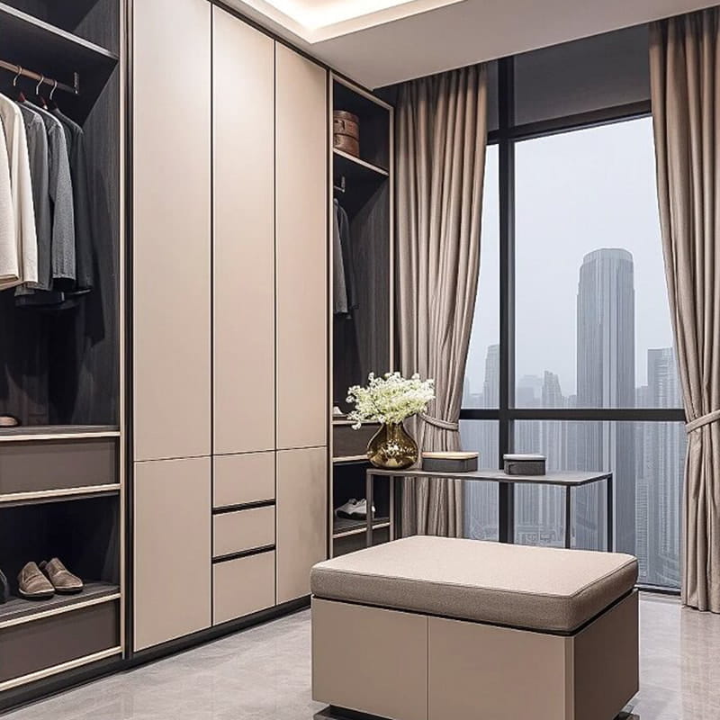 Lemari Walk-in Phantom Panoramik Milan Aura
