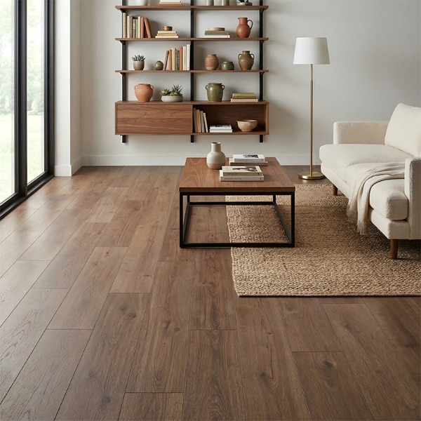 Lantai Laminasi Komersial 12mm: Pilihan Seimbang untuk Interior Perumahan Modern dan Komersial Ringan