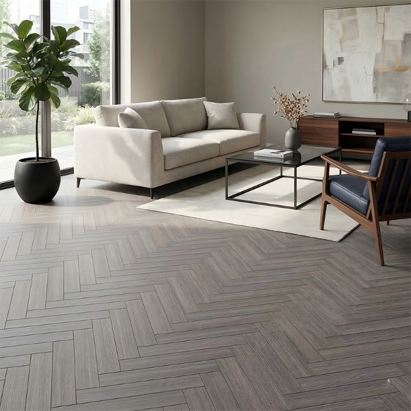 Apa perbedaan lantai kayu chevron dan herringbone?
